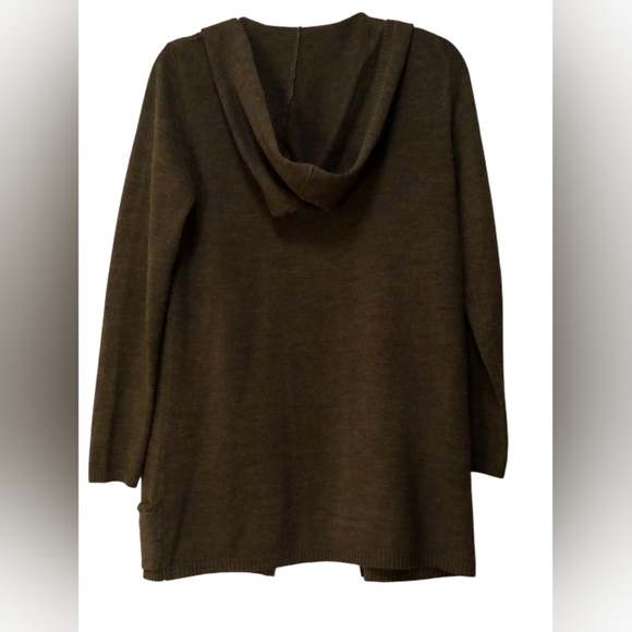 89TH & Madison -NWOT, Open Front Cardigan Sweater W/ Hood Pockets,Long Sleeves, - Picture 7 of 14